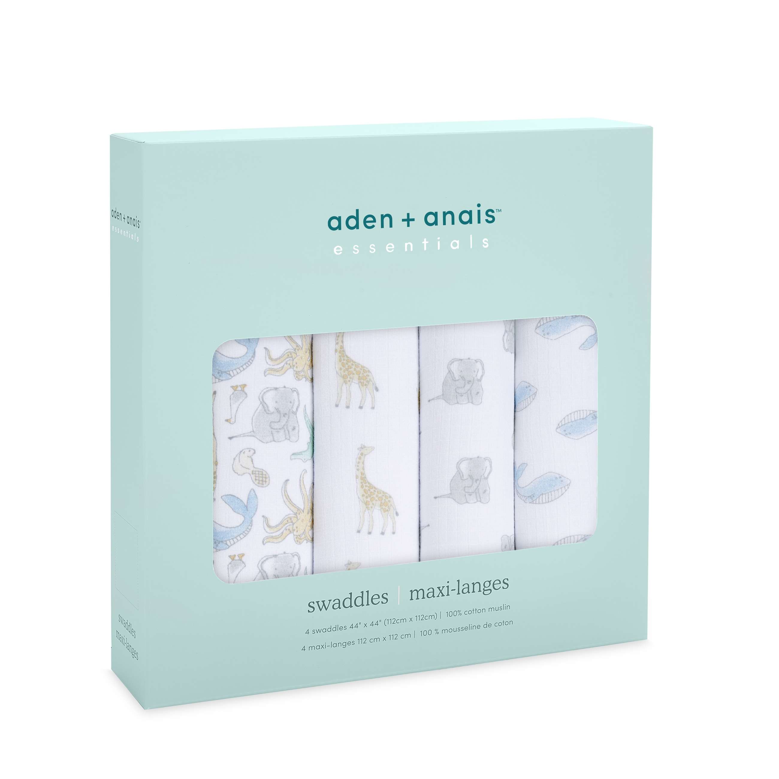 eswc40014b_2-essentials-cotton-muslin-swaddle-natural-history-4pack